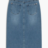Leila Straight Denim Skirt