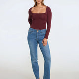 Rose Shape Up Straight Jeans
