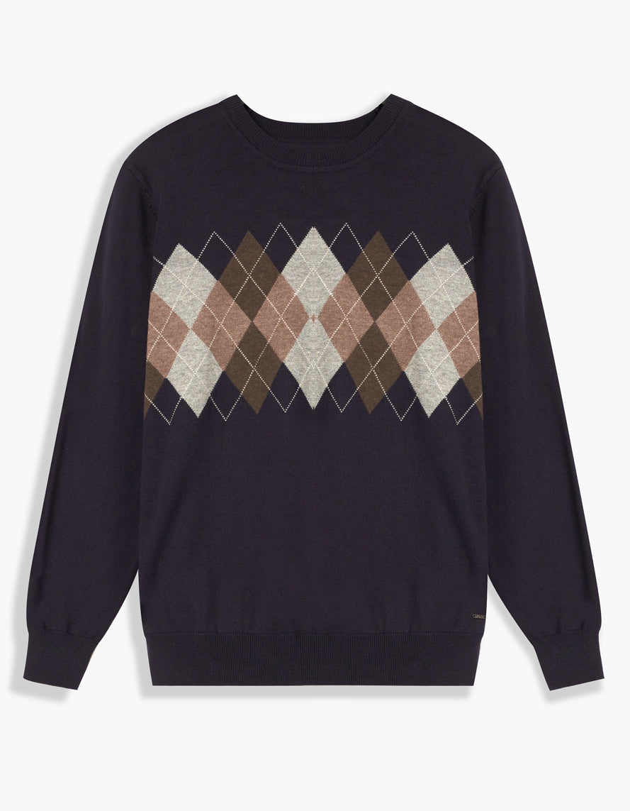 Sawyer Jacquard Sweater Pull