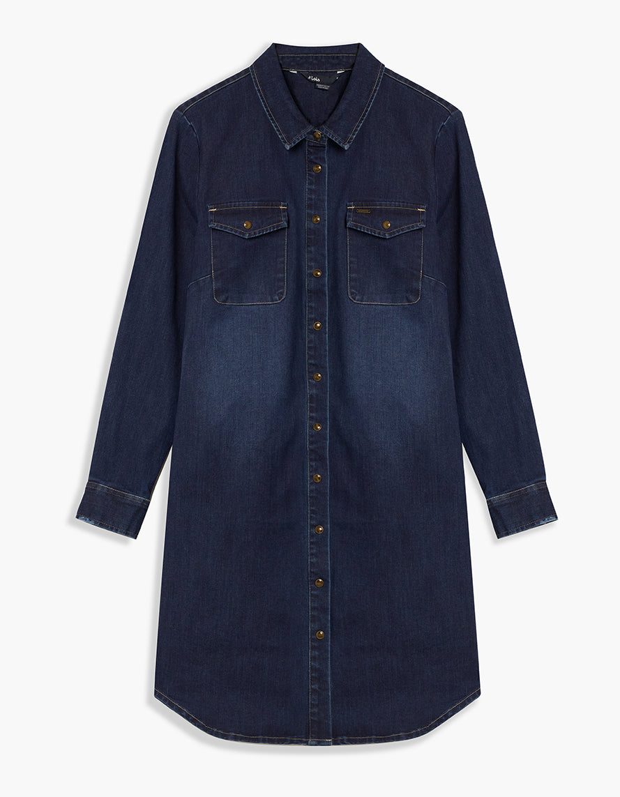 Gianna Denim Dress Shirt