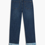 Georgia Straight Cuffed Jeans