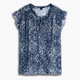 Carmen Printed Blouse