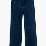 Erika Cropped Cargo Wide Jeans