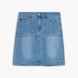 Simone Short Denim Skirt