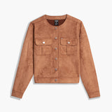 Billie Suede Effect Jacket