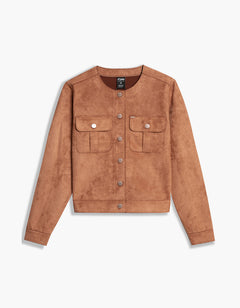 Billie Suede Effect Jacket