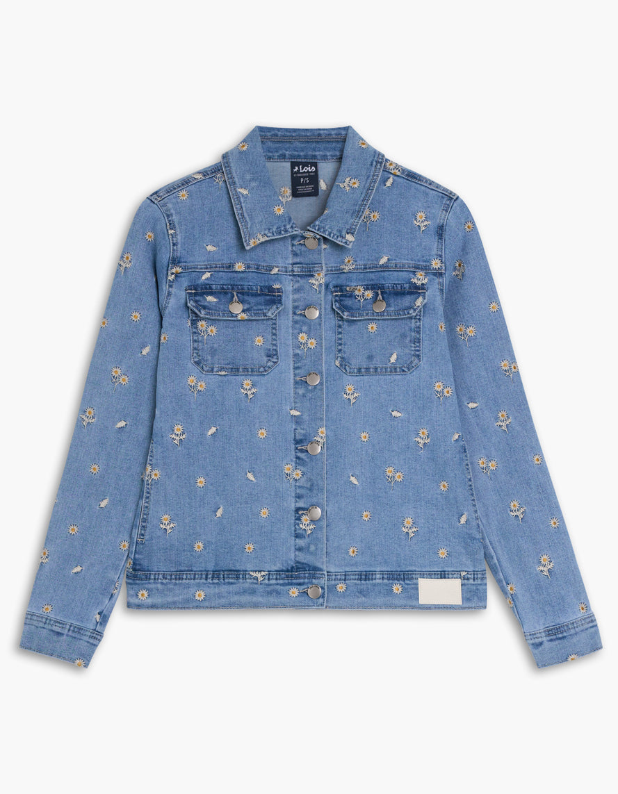 Marisa Embroidery Denim Jacket