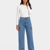 Erika Cargo Wide Jeans