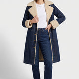 Erin bonded Sherpa Coat