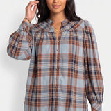 Estelle Checkered Blouse