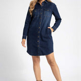 Gianna Denim Dress Shirt