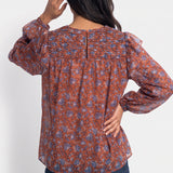 Leana Printed Blouse