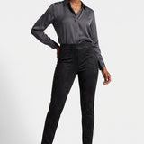 Liette Slim Suede Look Pant