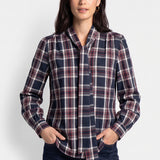 Natalia Checkered Blouse