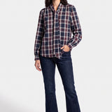 Natalia Checkered Blouse